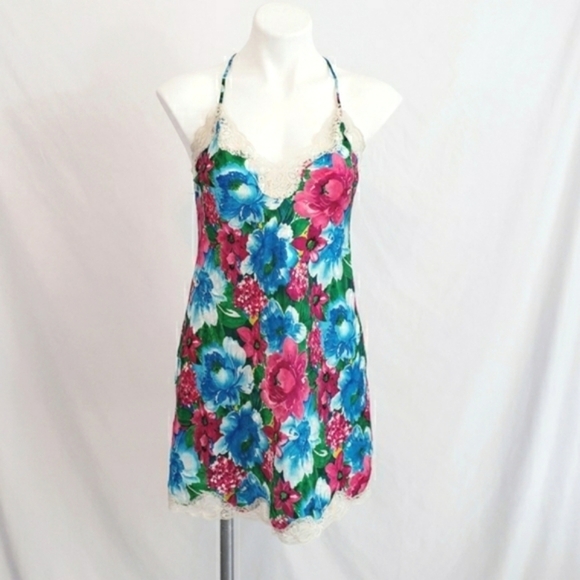 Vintage Victoria's Secret Gold Label Floral Camisole Lingerie - Picture 1 of 14